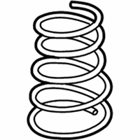 OEM 2006 Toyota Highlander Coil Spring - 48231-48390