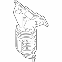 OEM Hyundai Azera Exhaust Manifold Catalytic Assembly, Left - 28510-3CCI0