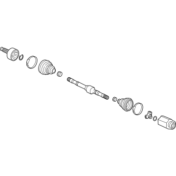 OEM 2022 Honda Civic DRIVESHAFT ASSY-, R - 44305-T21-A01