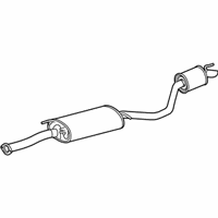 OEM 2022 Lexus RX350L Exhaust Tail Pipe Assembly - 17430-31F60