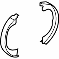 OEM Ford Park Brake Shoes - 9L3Z-2648-A