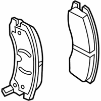 OEM 2006 Cadillac STS Front Pads - 19122384