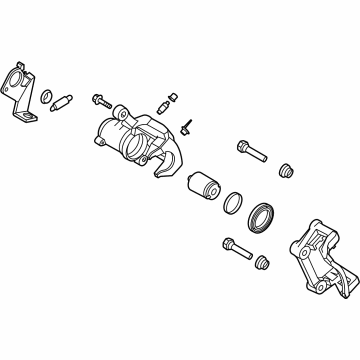 OEM 2022 Hyundai Elantra CALIPER Kit-RR Brake, RH - 58311-BYA40