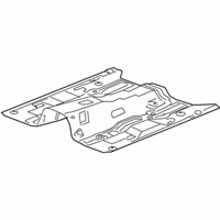 OEM 2009 Hummer H3 Panel, Floor - 25937399