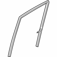 OEM Nissan Frontier Glass Run Rubber-Rear Door Window, LH - 82331-9BA0B