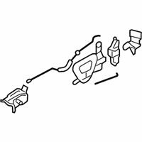 OEM 2006 Mercury Montego Door Lock Actuator Motor - 6G1Z54264A01AA