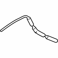 OEM 2008 Ford Focus Lock Cable - 8S4Z-54221A00-B