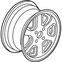 OEM 2001 Acura MDX Disk, Aluminum Wheel (17X6 1/2Jj) (Topy) - 42700-S3V-A02