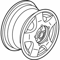 OEM 2003 Acura MDX Disk, Aluminum Wheel (17X6 1/2Jj) (Hitachi) - 42700-S3V-A31