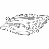 OEM BMW Left Headlight - 63-11-7-388-931