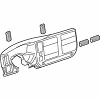 OEM Chevrolet Express Plate Asm-Instrument Panel Cluster Trim - 15941243