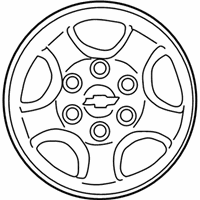 OEM 2005 Chevrolet Silverado 3500 Wheel - 9595394