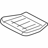 OEM 2016 BMW X5 Foam Part, Seat, Rear - 52-30-7-351-399