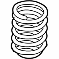 OEM 2011 BMW 335is Front Coil Spring - 31-33-6-767-377