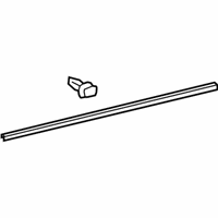 OEM 2016 Lexus GS200t WEATHERSTRIP, Front Door - 67863-30160