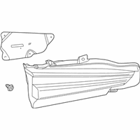 OEM Lexus Lamp Assy, Rear, LH - 81590-78040