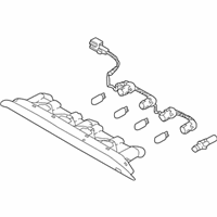 OEM 2022 Kia Rio Lamp Assembly-High Mounted Stop - 92700H9010