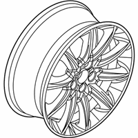 OEM 2014 Lincoln MKT Wheel, Alloy - DE9Z-1007-C