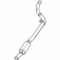 OEM 2021 Jeep Wrangler Exhaust Extension Pipe - 68251969AD