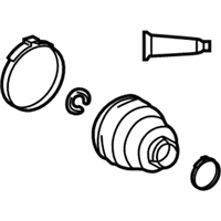 OEM 2018 Lexus LS500h BOOT KIT, FR DRIVE S - 04437-50050