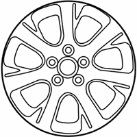 OEM 2002 Toyota Camry Wheel, Alloy - 42611-2A080