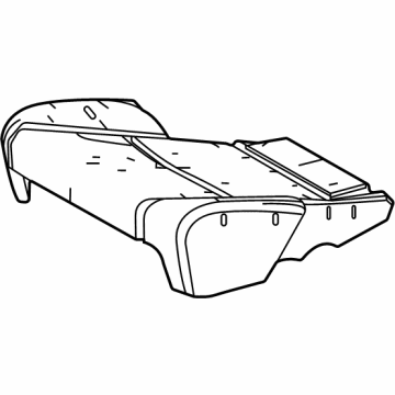 OEM 2022 Toyota Sienna Seat Cushion Pad - 71611-08030