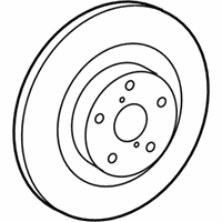 OEM 2012 Lexus LS460 Disc, Front RH - 43512-0W080