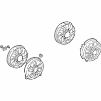 OEM 2005 Mercury Sable Fan Assembly - 5F1Z-8C607-B