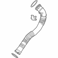 OEM 2017 BMW X5 Charge-Air Duct - 13-71-8-603-096
