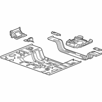 OEM Cadillac Rear Floor Pan - 22957050