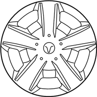OEM 2006 Chrysler Sebring Wheel Cover - WA26PAKAA