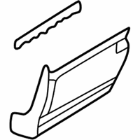 OEM 2001 GMC Savana 3500 Door Moldings - 15072513