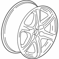 OEM 2017 GMC Acadia Wheel, Alloy - 22996312