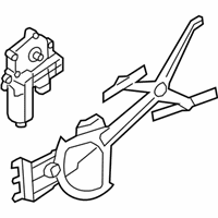 OEM Saturn Astra Rear Side Door Window Regulator - 94705323