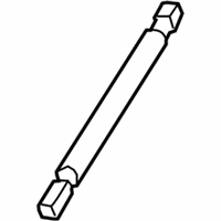 OEM BMW X1 Gas Pressurized Spring - 41-61-2-990-344