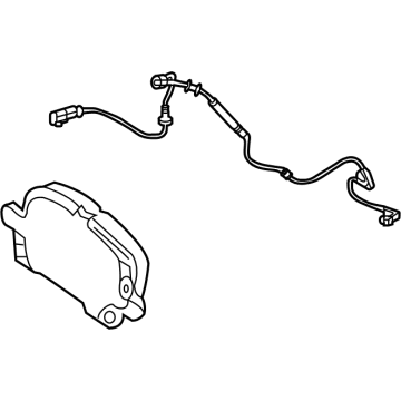 OEM 2020 Cadillac CT4 Brake Pads - 84803889