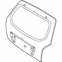 OEM 2008 Hyundai Tucson Panel Assembly-Tail Gate - 73700-2E110