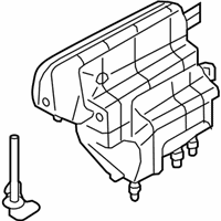 OEM BMW 750Li Radiator Coolant Overflow-Reservoir Expansion Tank - 17-13-8-610-819