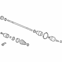 OEM 2005 Honda Accord Driveshaft Assembly, Passenger Side - 44305-SDR-A00