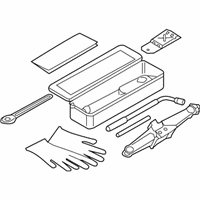 OEM 2013 BMW ActiveHybrid 3 Set Of Lifting Jack - 71-10-2-182-448