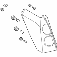 OEM 2008 Nissan Quest Lamp Re Combination RH - 26550-ZM70B