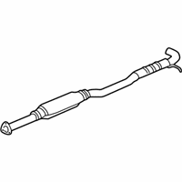 OEM 2002 Saturn Vue Exhaust Resonator ASSEMBLY (W/ Exhaust Pipe) - 22714057