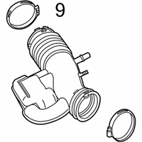 OEM 2012 Ford Mustang Air Hose - BR3Z-9B659-A