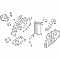 OEM 2019 Kia Sorento Rear Heater & Air Conditioner Unit - 97900C6000