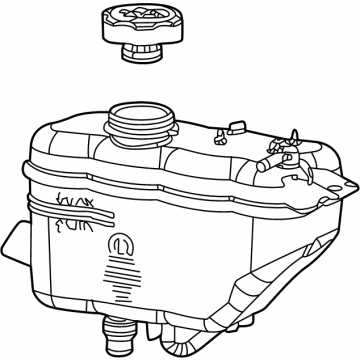 OEM 2021 Jeep Grand Cherokee L Bottle-COOLANT Recovery - 68447874AB