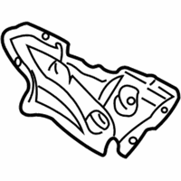 OEM 1995 Acura Integra Cover B, Exhaust Manifold - 18121-P54-000