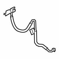 OEM Kia K900 Brake Front Hose, Left - 58731J6000