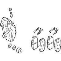 OEM 2020 Kia K900 Front Brake Assembly, Left - 58110J6200