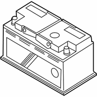 OEM BMW 335i xDrive Battery, Manuf.: Douglas (Warranty Only) - 61-21-8-381-738