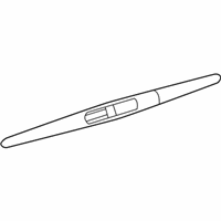 OEM 2022 Nissan Leaf Back Window Wiper Blade Assembly - 28790-5SA0A
